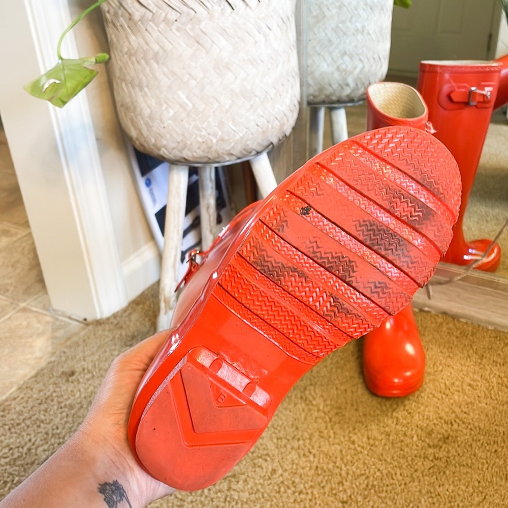 Womens Tall Gloss Hunter Boots - Picture 4 of 5